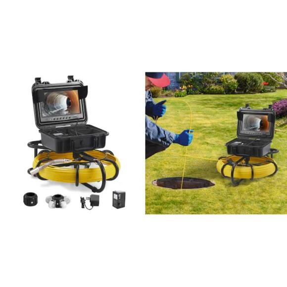 Other - VEVOR Sewer Camera Pipe Inspection Camera 9-inch 720p Screen Pipe Camera NIB